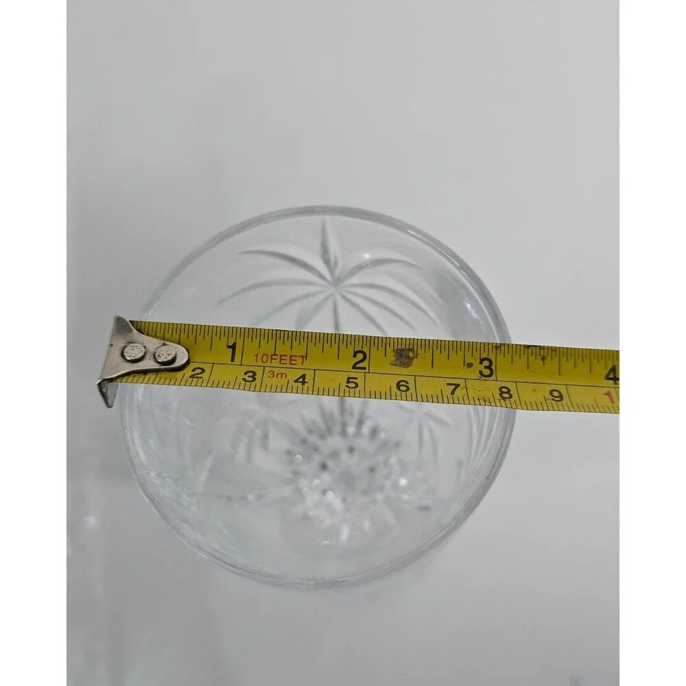 Godinger Shannon Crystal South Beach PALM TREE Wine Water Goblet Glass